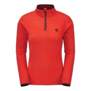 Image of Dare2B Excite Half Zip Fleece - Seville Red