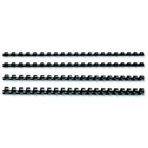Image of Original Acco GBC Binding Comb 19mm A4 21 Ring Black Pack of 100