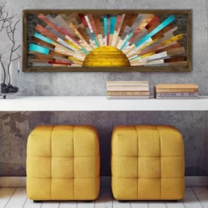Image of TAH021 Multicolor Decorative Framed MDF Painting