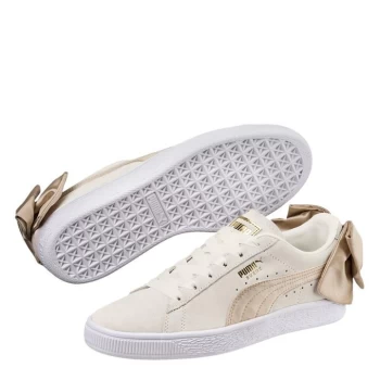 Image of Puma Bow Ladies Trainers - Marshm-Gold