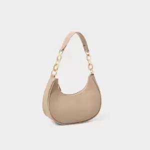 Image of Sasha Small Shoulder Bag in Soft Tan KLB2609