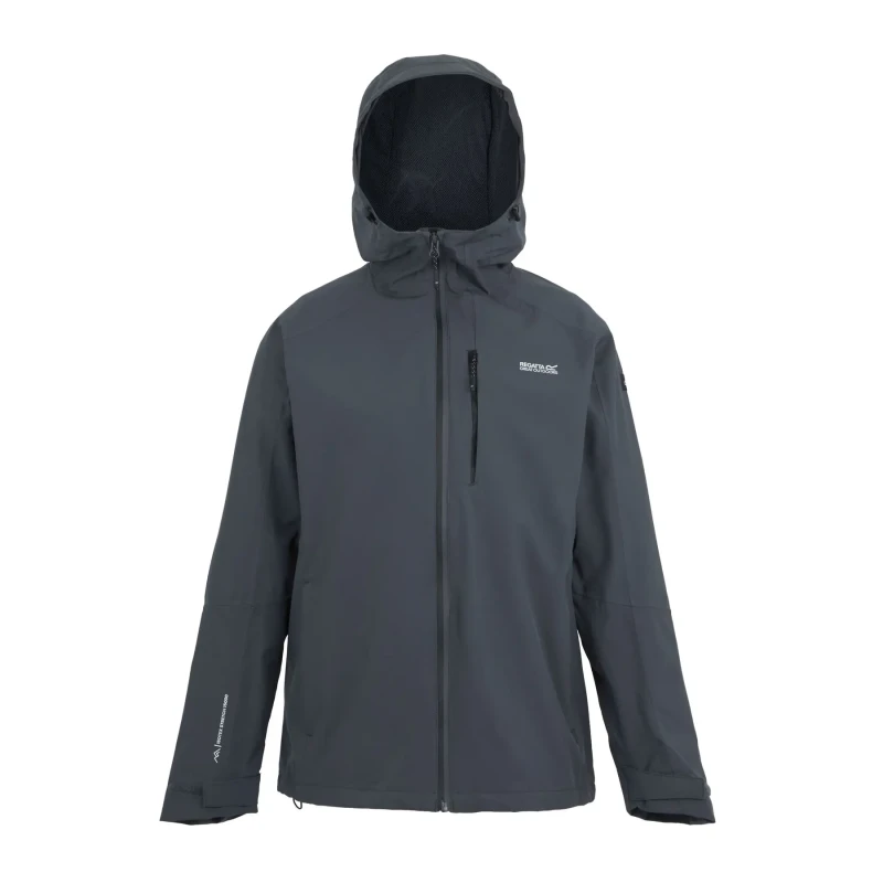 Image of Womens waterproof jacket Regatta Birchdale II Gris Female 46