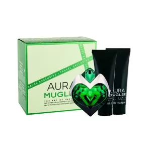 image of Thierry Mugler Aura Gift Set 50ml Eau de Parfum + 50ml Body Lotion + 50ml Shower Gel