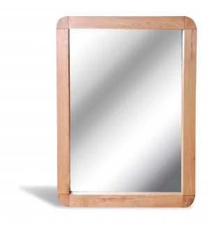 image of Linea Oak Lounge Mirror White