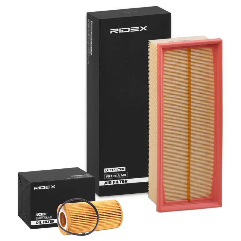 Image of RIDEX 4055F1143 Filter Set with gaskets/seals Filter Set (4055)