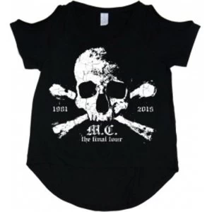 Image of Motley Crue Orbit Ladies Black Cutout TS: Large