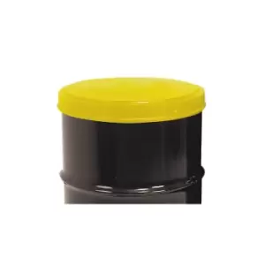 Image of Red Drum Lid Cover suitable for 610mm diameter steel drums - creates air tight seal