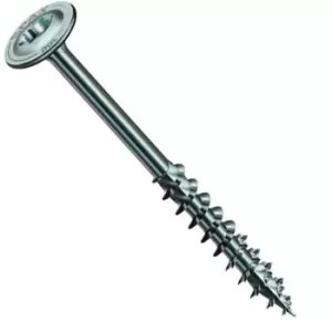 image of Spax A2 Stainless Steel Washer Head Torx Wood Construction Screws 6mm 100mm Pack of 100