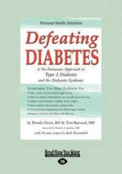 Image of Defeating Diabetes by Brenda Davis and Tom Barnard Paperback