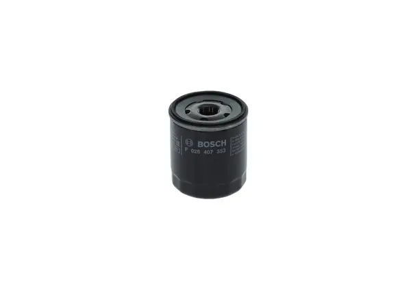Image of Bosch F 026 407 353 Oil filter M 20 x 1,5 with one anti-return valve Spin-on Filter CITROEN: C3 II, C1 II, C3 III, PEUGEOT: 108 Hatchback Oil Filter