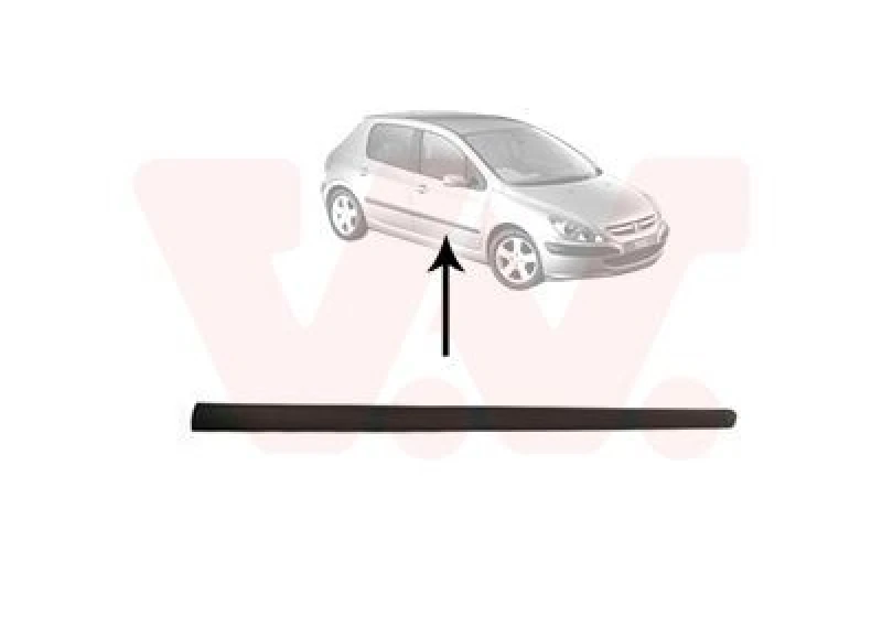 Image of VAN WEZEL Door moulding trim VAN WEZEL 4040404