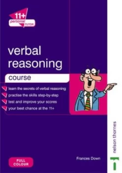 Image of 11+ Personal Tutor Verbal Reasoning Course by Frances down Paperback