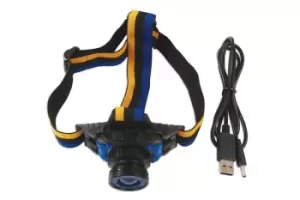 Image of Laser Tools 6808 Headlight Torch - Rechargeable 3watt