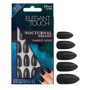 Image of Elegant Touch Nails Nocturnal Collection Darkest Hour