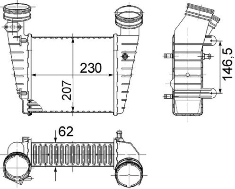 Image of Intercooler MAHLE CI 346 000S