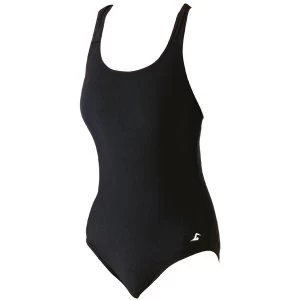 image of SwimTech Splashback Black Swimsuit Adult - 36"