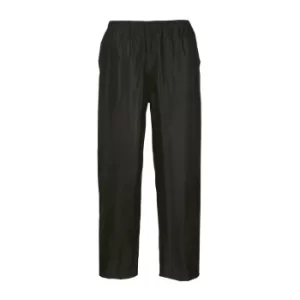 Image of Classic Mens Water Splash Rain Trousers Black 2XL
