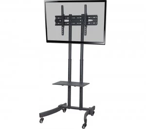 Image of Proper Portable Trolley TV Stand with Bracket