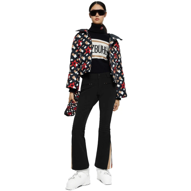 Image of Boss Womens PM Ski Knitted Crew Neck Jumper Black female 10 (M)