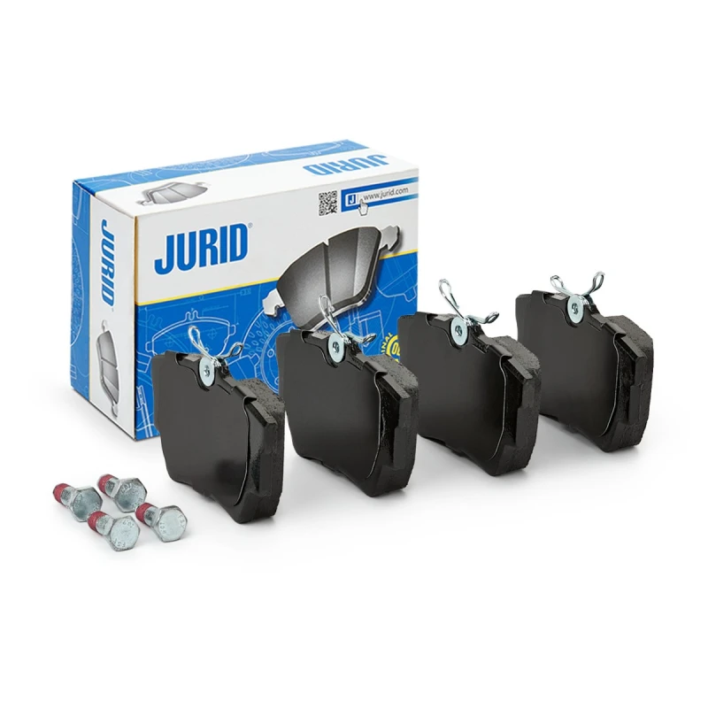 Image of JURID 573059J Brake pad set not prepared for wear warning indicator, without accessories Brake Pad Set,disc brake (402)