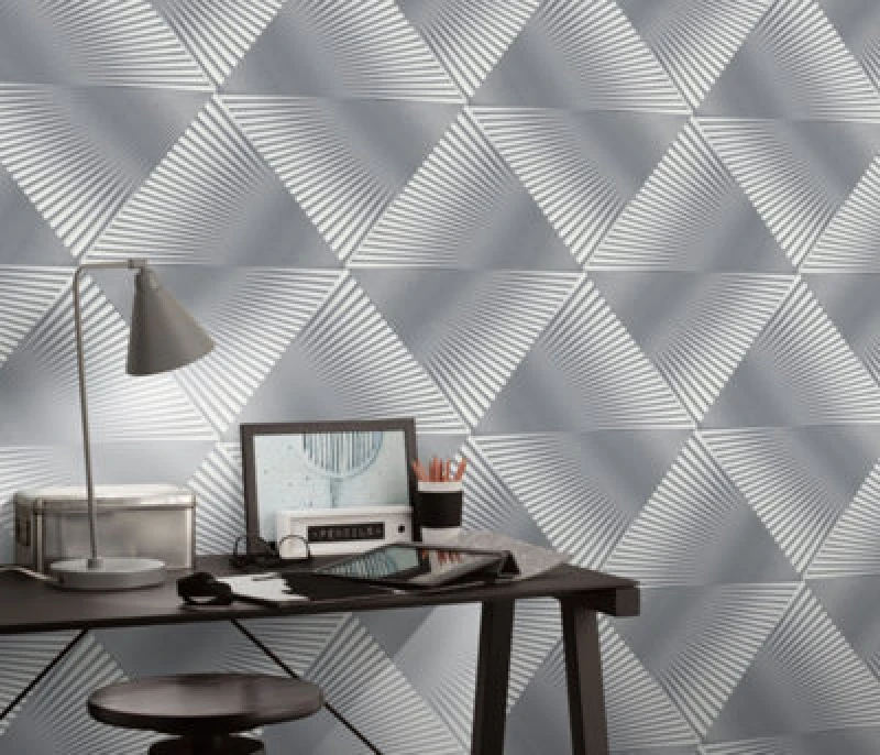 Image of Erismann Nonwoven Wallpaper Silver - 10,05 X 0,53 M