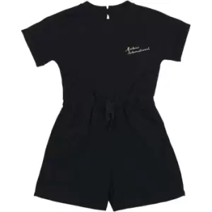 image of Barbour International Girls Rossin Playsuit - Black