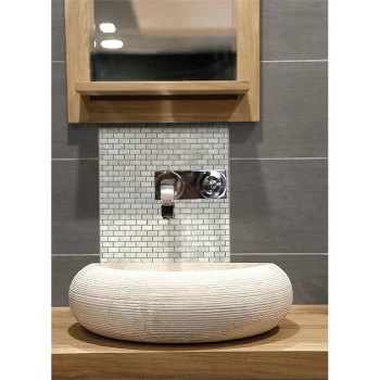 HoM Carrera Brick Mosaic Tile - 305 x 305mm