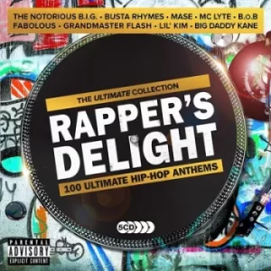 Image of Rappers Delight Ultimate Hip Hop Anthems by Various Artists CD Album