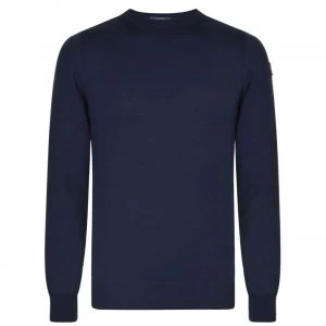 Paul And Shark Wool Patch Sweatshirt - Navy 050