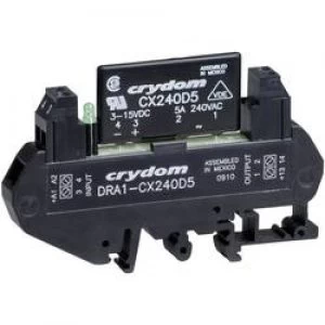 image of Crydom DRA1 CXE240D5 DIN Rail Mount Solid State Relay AC