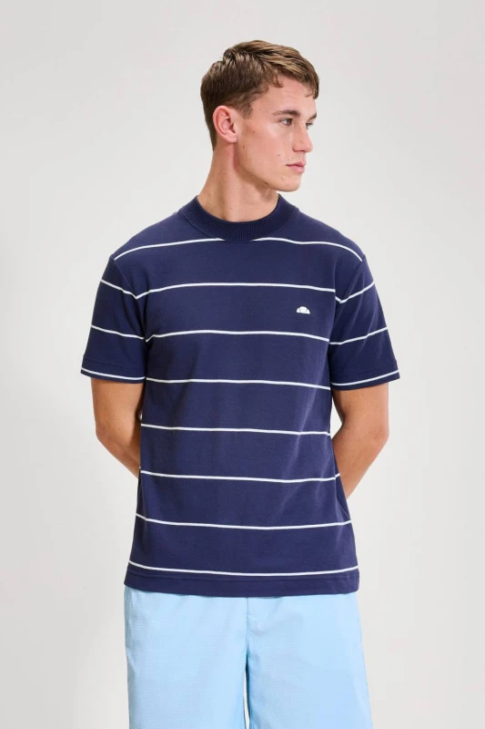 Image of Ellesse Mens Verri Tee in Navy Size: Large Navy Male L