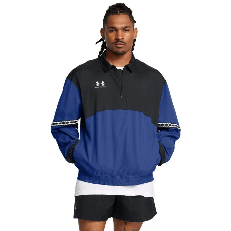 Image of Under Armour Terrace96 Drill Top Blue male M