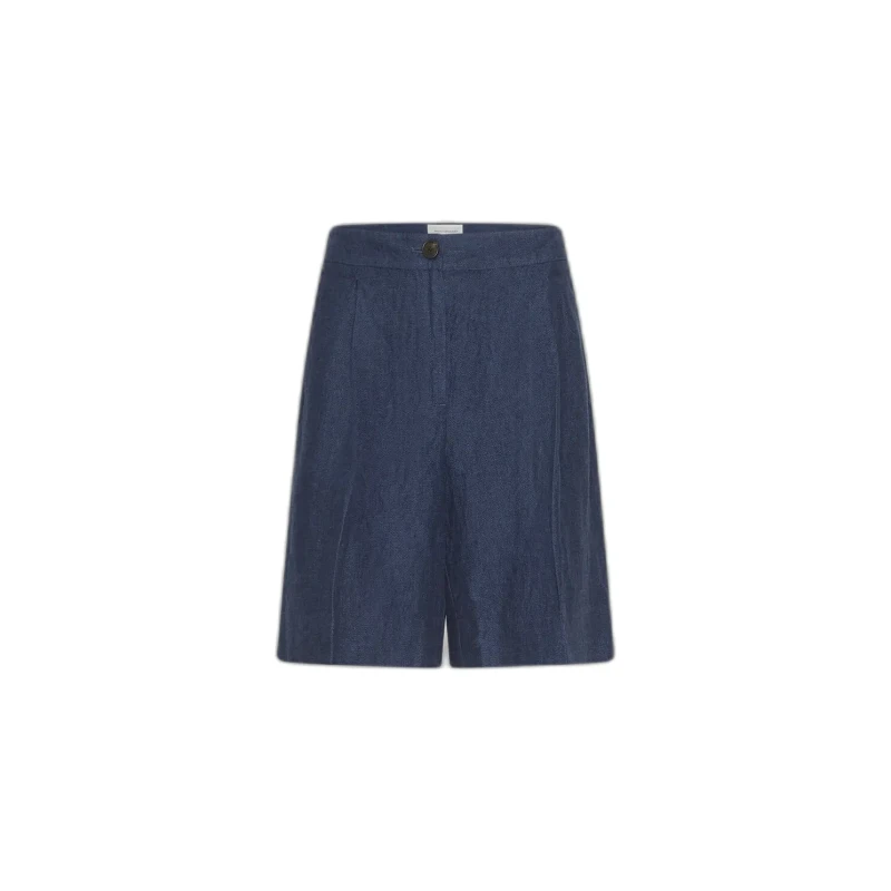 Image of moss copenhagen Womens shorts Moss Copenhagen Naira Claritta Bleu Female XS