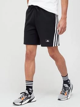 image of adidas Future Icon 3 Stripe Shorts - Black, Size L, Men