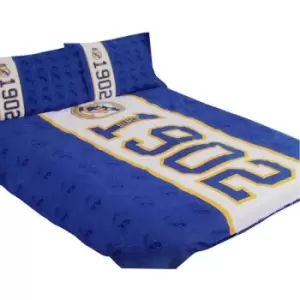 Image of Real Madrid CF Established Double Duvet Set (One Size) (Blue) - Blue