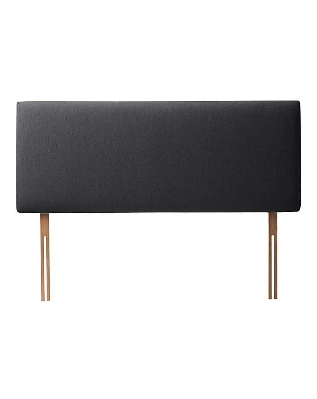 Image of Silentnight Silentnight Livorno Headboard- Fabric Grey - Silentnight - Size: DOUBLE Grey DOUBLE TD34101