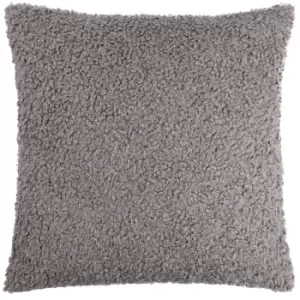 image of Cabu Textured Boucle Cushion Storm Grey