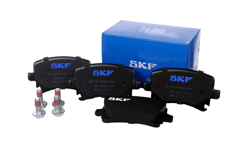 Image of SKF VKBP 90662 Brake pad set not prepared for wear warning indicator Brake Pad Set,disc brake (402)