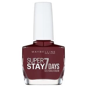 image of Maybelline Forever Strong Gel 287 Midnight Red Nail Polish Red