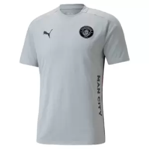 Image of 2021-2022 Man City Casuals Tee (Quarry) - Kids