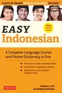 Image of easy indonesian a complete language course and pocket dictionary in one fre