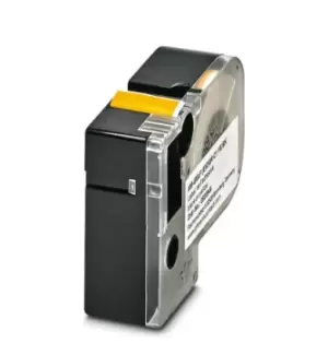 Image of Phoenix Contact 0803944 Label Printer Tape, Black On Yellow, 8M