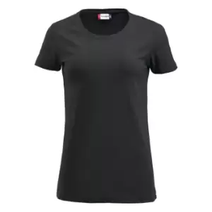 Image of Clique Womens/Ladies Carolina T-Shirt (L) (Black)