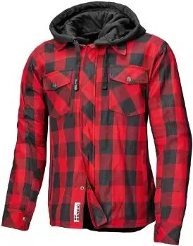 image of Held Lumberjack II Motorcycle Textile Jacket, black-red Size M black-red, Size M