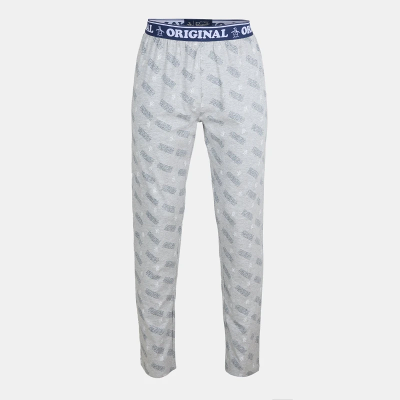 Image of Original Penguin Original Penguin Men Lounge Grey Pyjamas Bottoms Size: Small Grey S Male 5056395817674