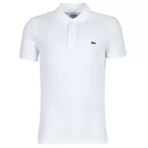 image of Lacoste PH4012 SLIM mens Polo shirt in White - Sizes EU S,EU 3XL,EU XS,EU L,EU M,EU XL,EU XXL