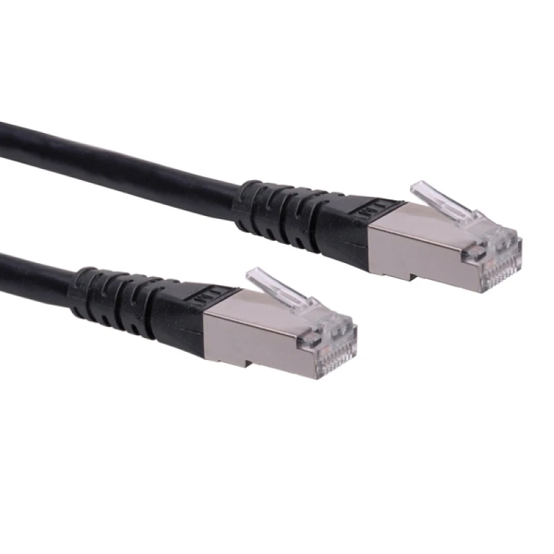 Image of ROLINE S/FTP (PiMF) Patch Cord. Cat.6. Black 1.5m