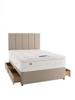 Image of Silentnight Mirapocket Jasmine 2000 Geltex Divan With Storage Options