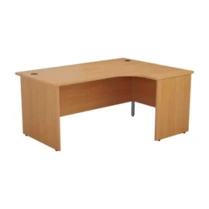 image of 1600 X 1200 Panel Right Hand Radial Desk Beech