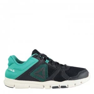 image of Reebok Your Flex 10 Junior Boys Trainers - Navy/Teal